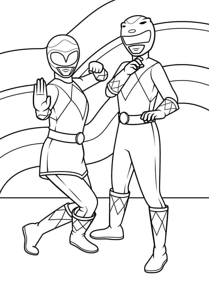 Power Rangers (8) fargelegging