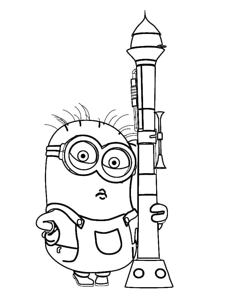 Søt Minion fargelegging