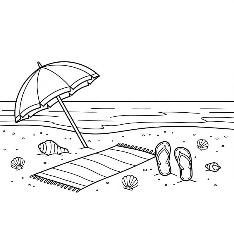 Strand (5) fargelegging