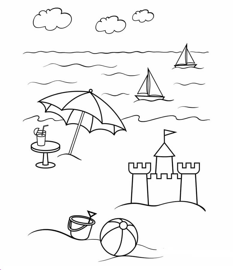 Strand (8) fargelegging