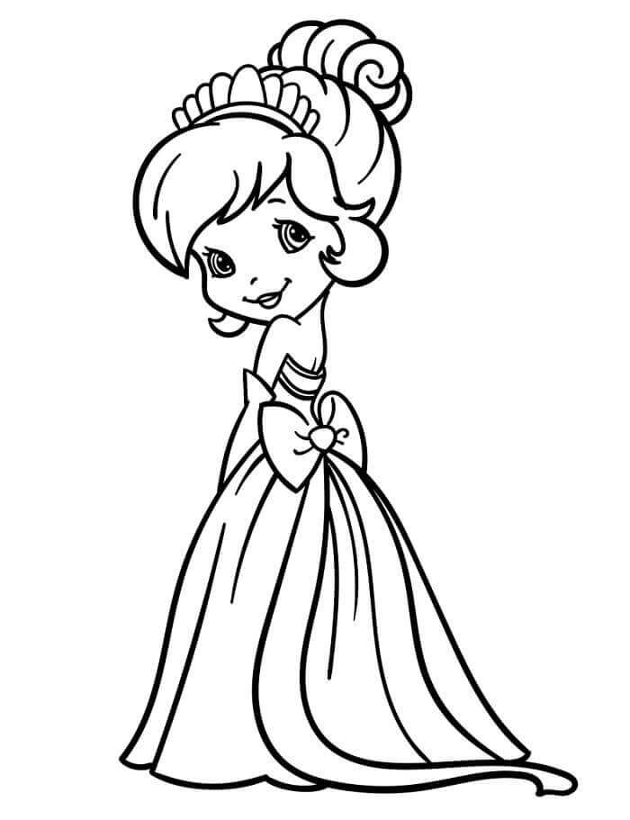 Strawberry Shortcake for 3-årige Barn fargelegging