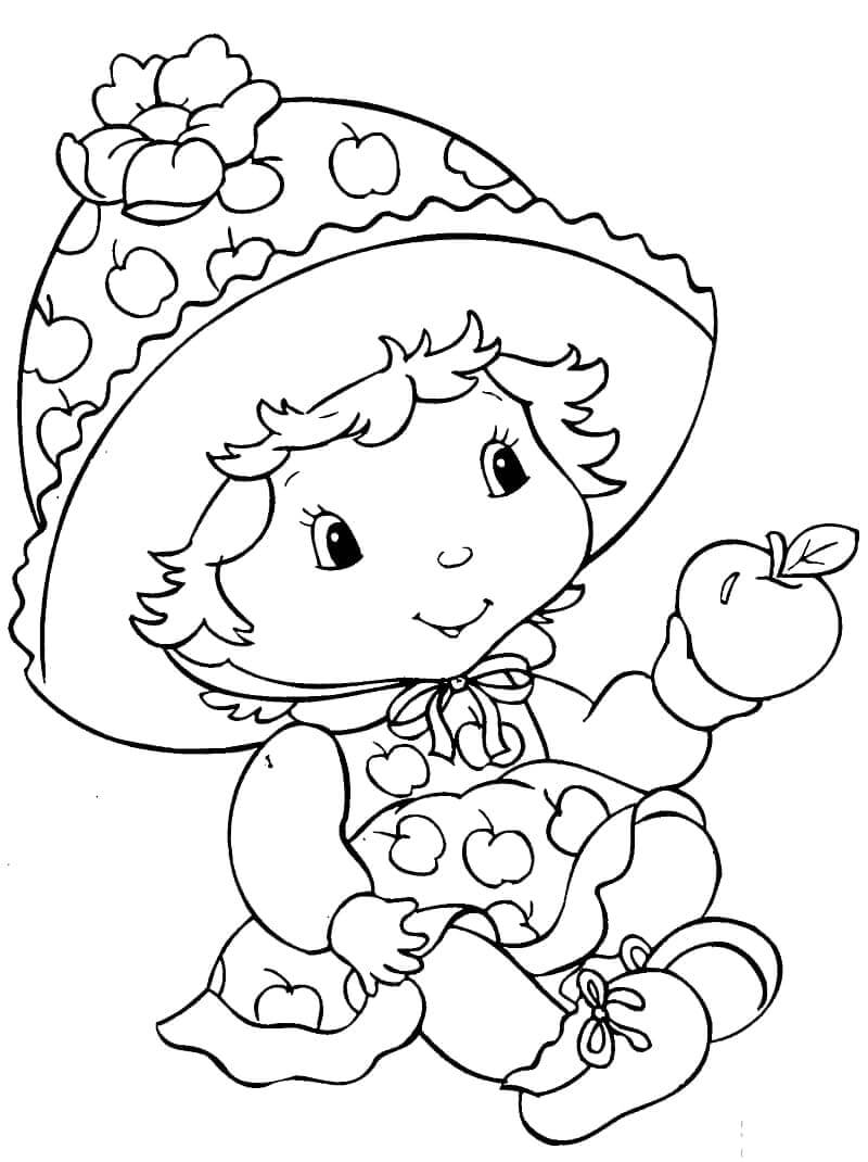 Strawberry Shortcake til Fargelegging fargelegging