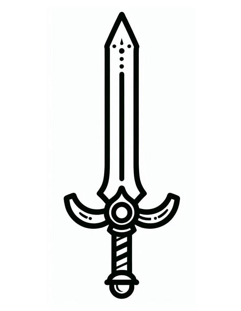 Sverd Bilde fargelegging