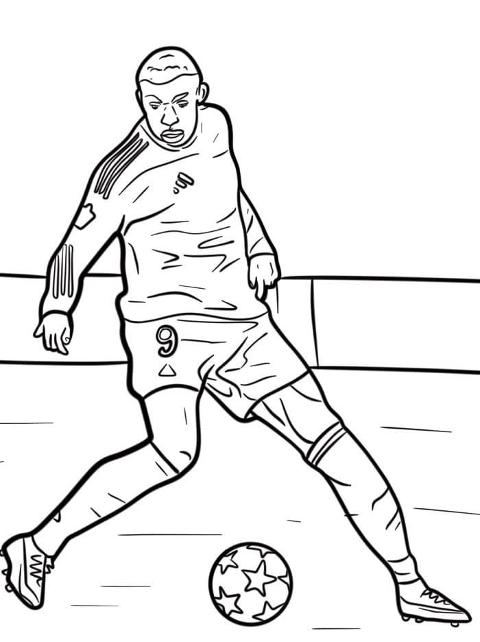 Utrolig Kylian Mbappe fargelegging