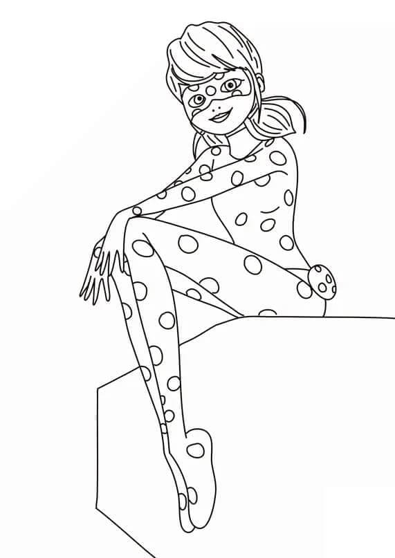 Utskrivbar Gratis Miraculous fargelegging