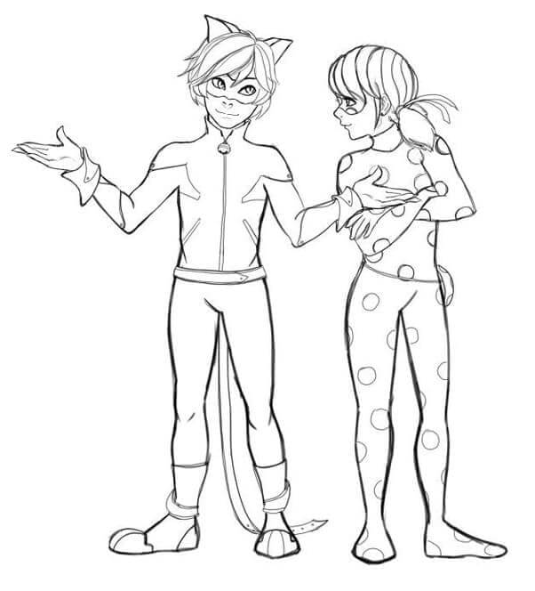 Utskrivbar Miraculous fargelegging