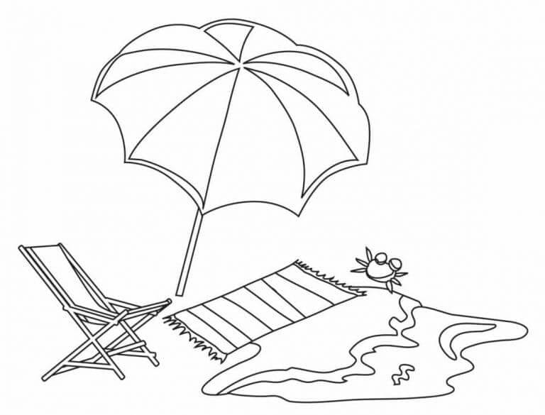 Utskrivbar Strand fargelegging