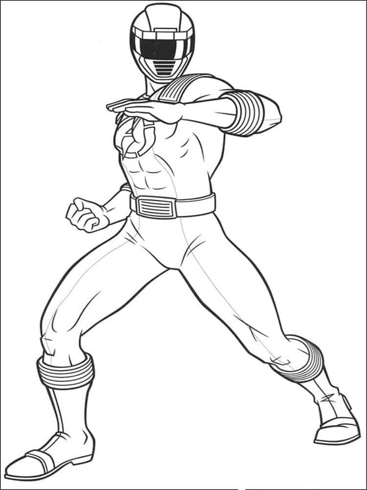 Utskrivbare Power Rangers fargelegging