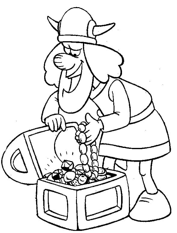 Vicky the Viking (4) fargelegging