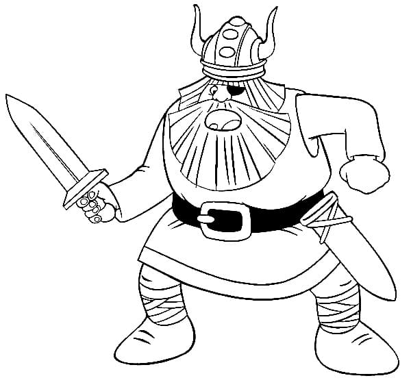 Vicky the Viking (5) fargelegging