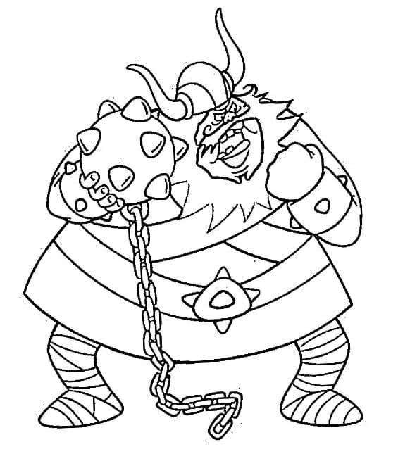 Vicky the Viking for 4-årige Barn fargelegging