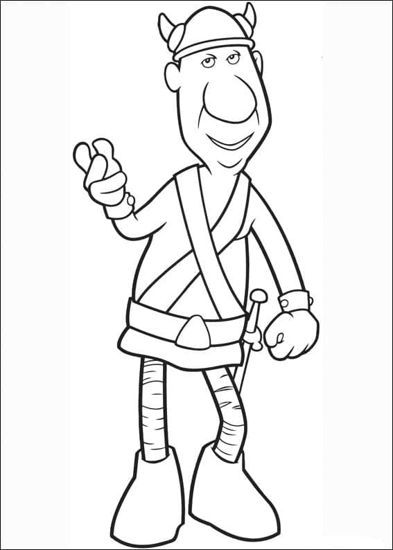 Vicky the Viking Gratis for Barn fargelegging