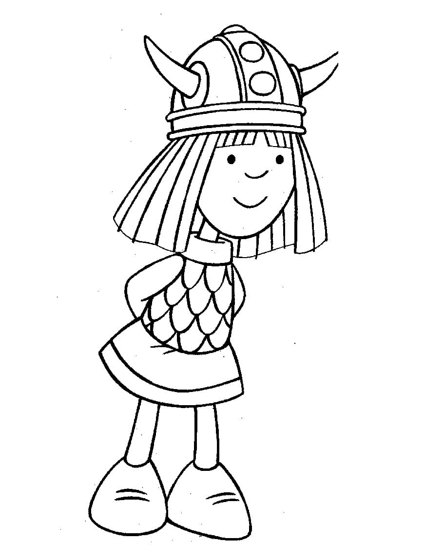 Vicky the Viking til Fargelegging fargelegging