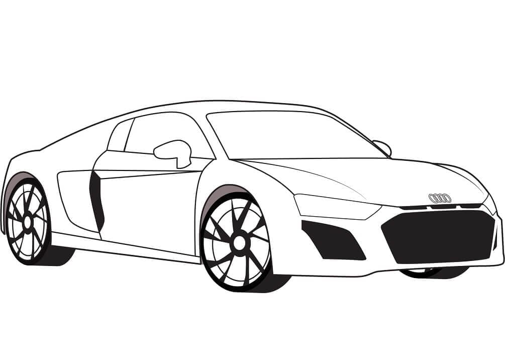 Audi Utskrivbar Gratis fargelegging