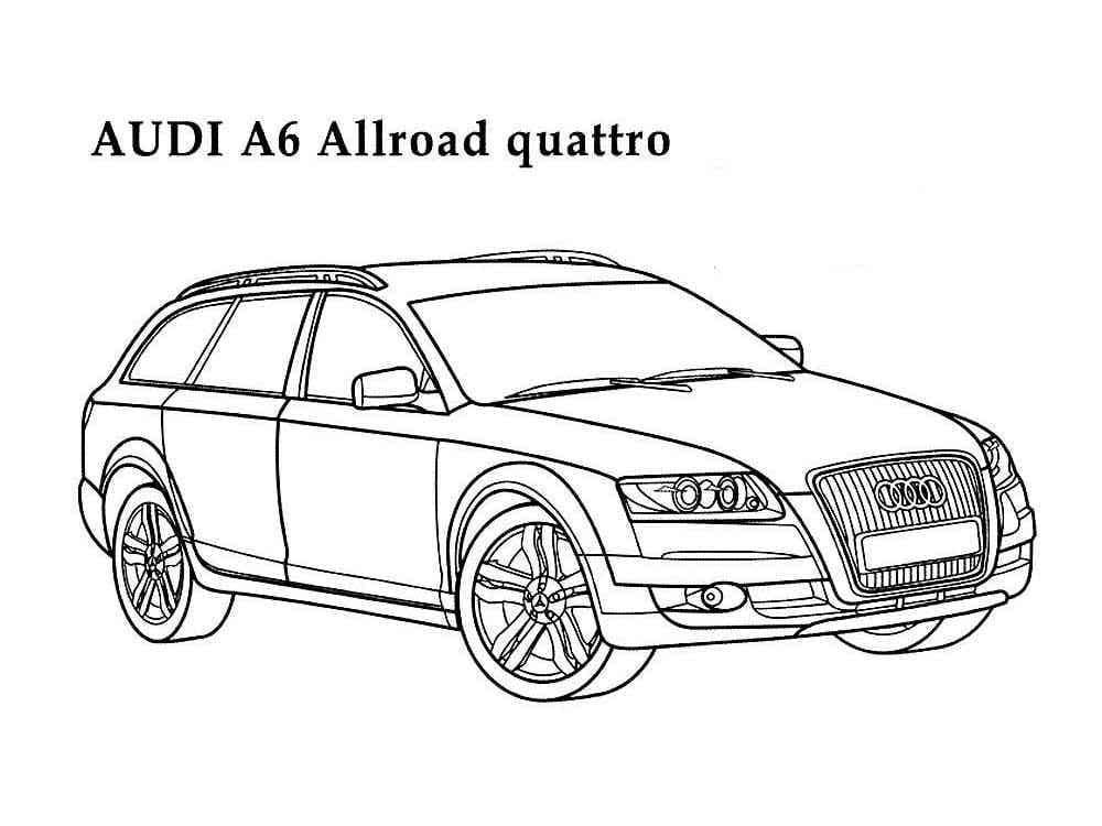 Audi for 1 år gamle Barn fargelegging