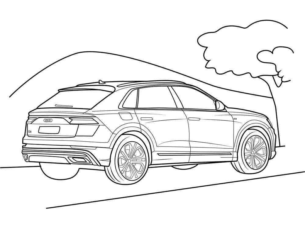 Audi for 2 år gamle Barn fargelegging