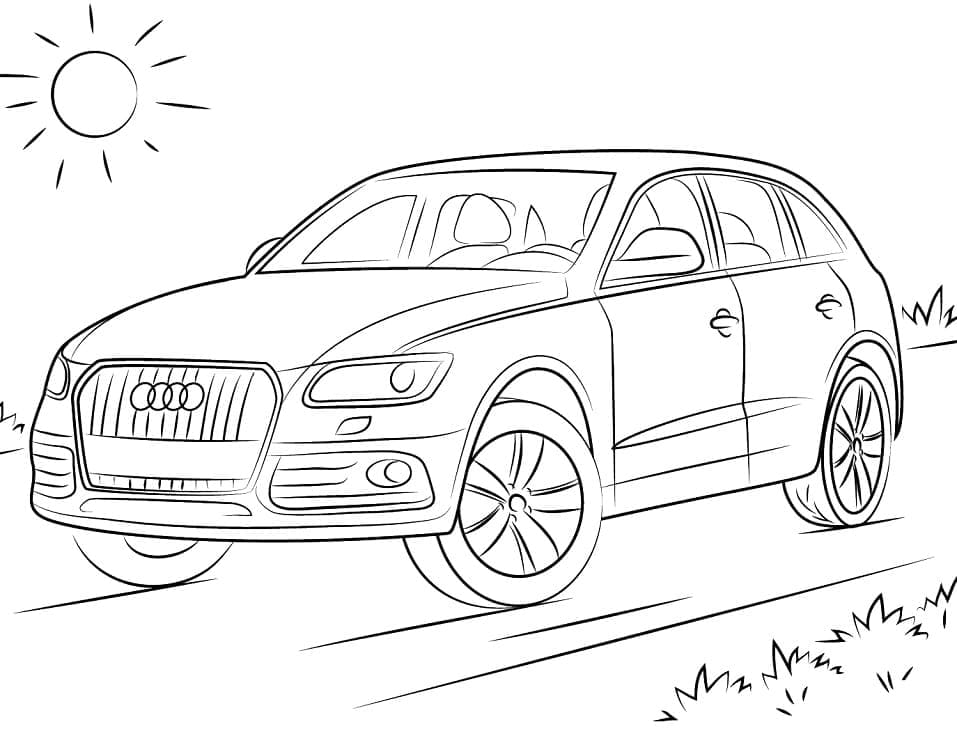 Audi for Barn fargelegging