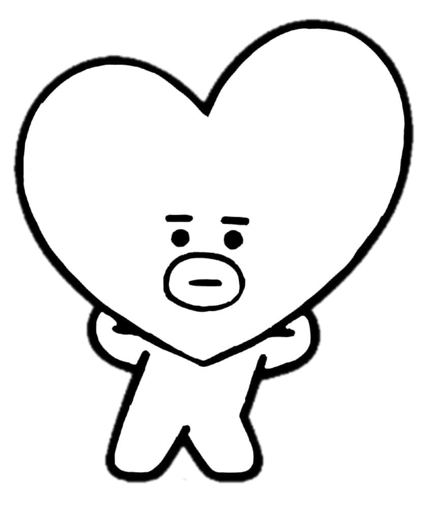 BT21 Bilde fargelegging