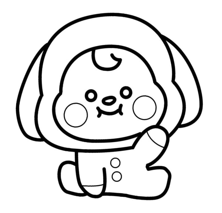 BT21 Gratis for Barn fargelegging