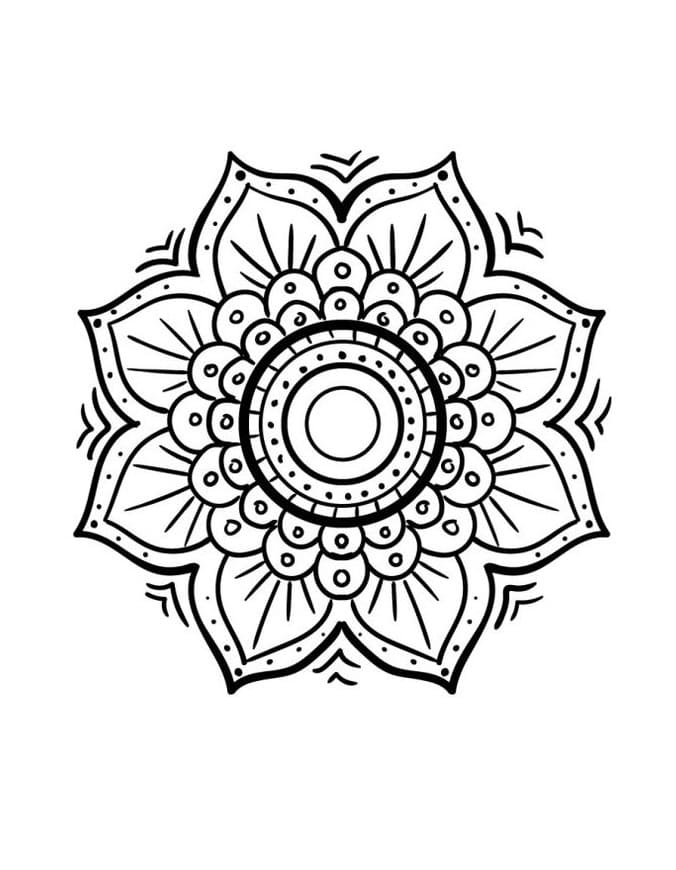 Blomster (18) fargelegging