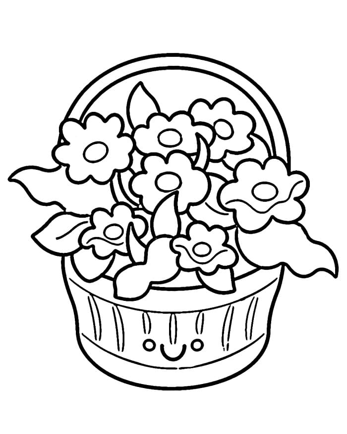 Blomster (19) fargelegging