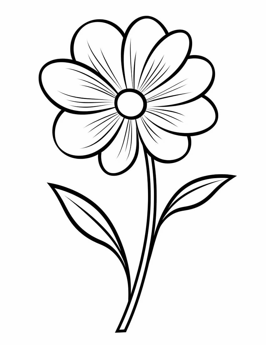 Blomster (23) fargelegging