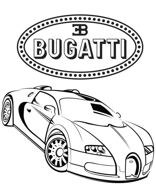Bugatti Gratis Utskrivbar fargelegging