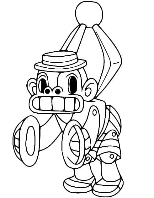 Cuphead Utskrivbar fargelegging