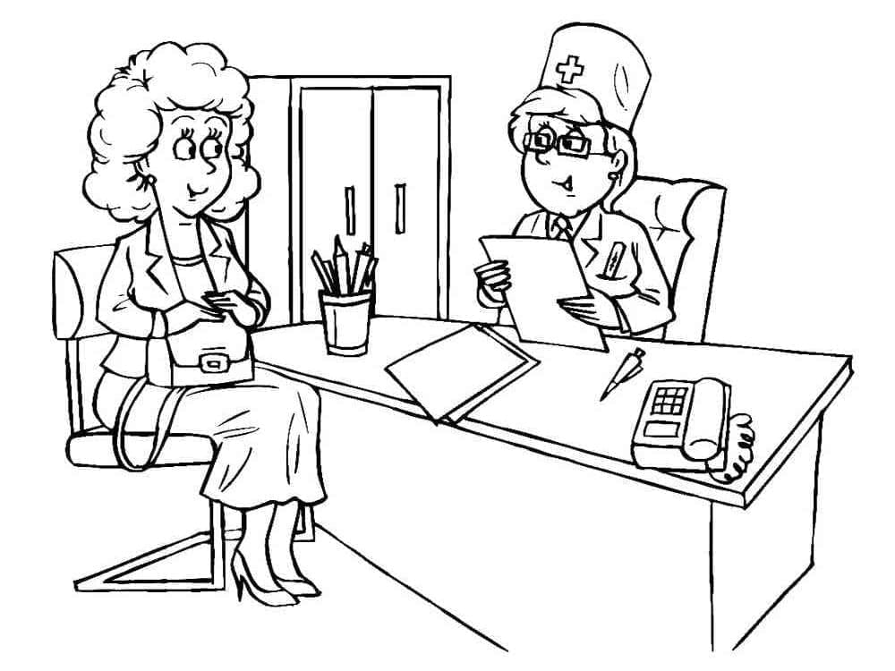 Doktor (5) fargelegging
