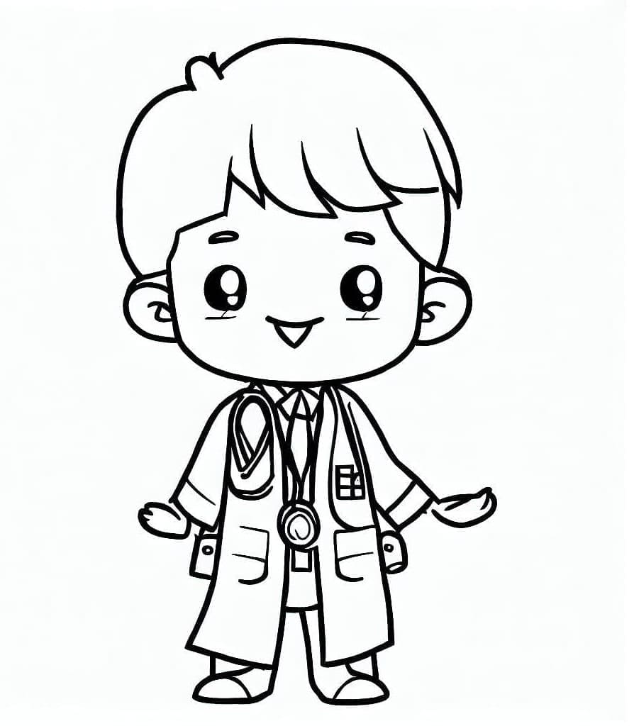Doktor (6) fargelegging