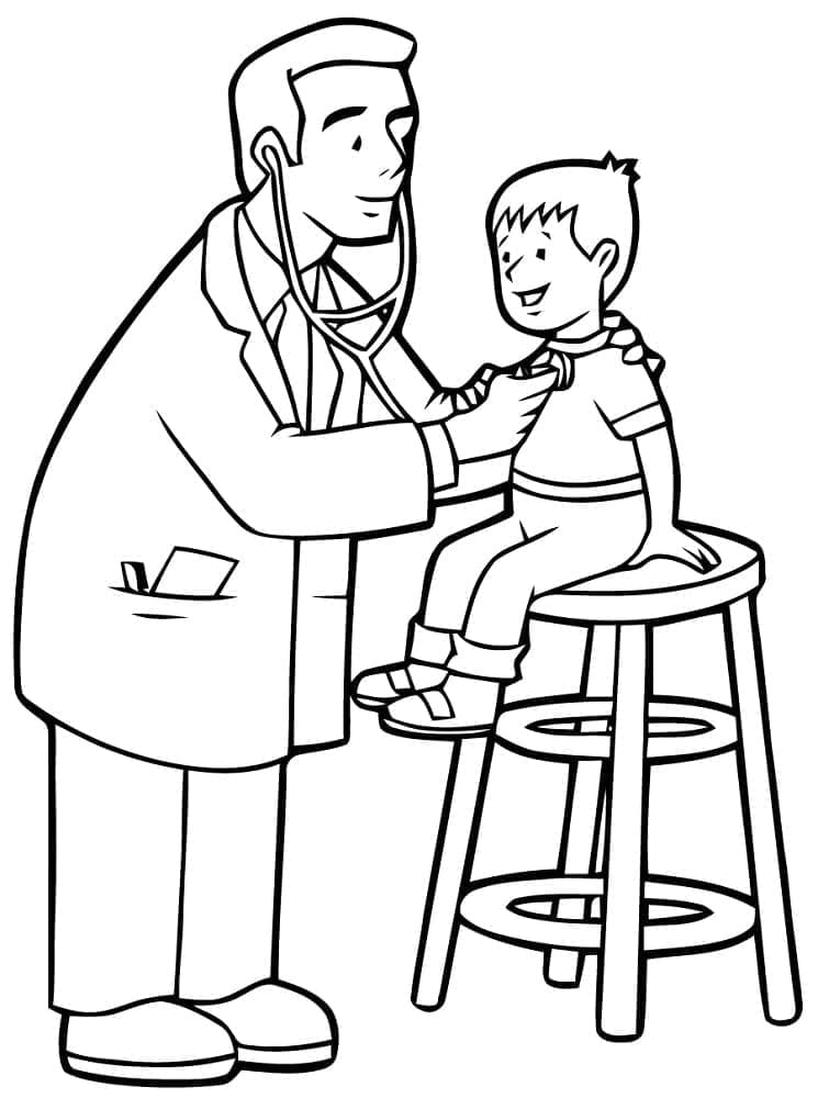 Doktor Bilde fargelegging