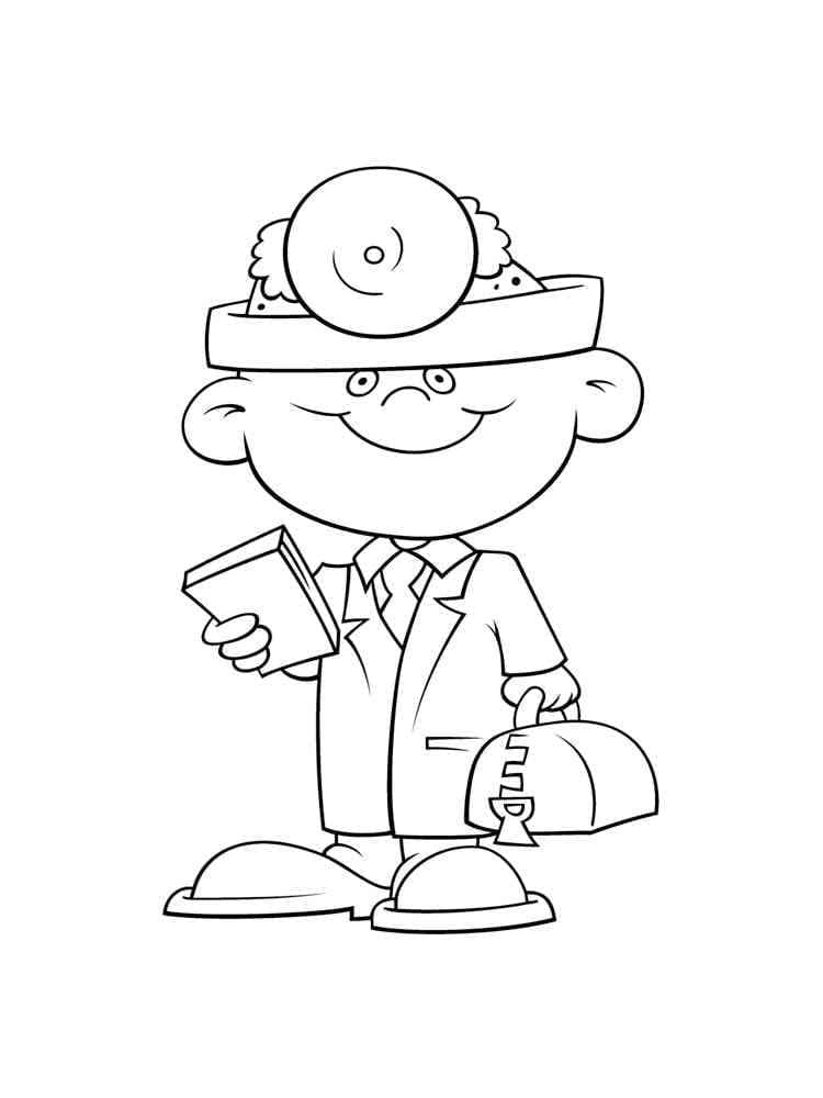 Doktor Fargeleggbar for Barn fargelegging