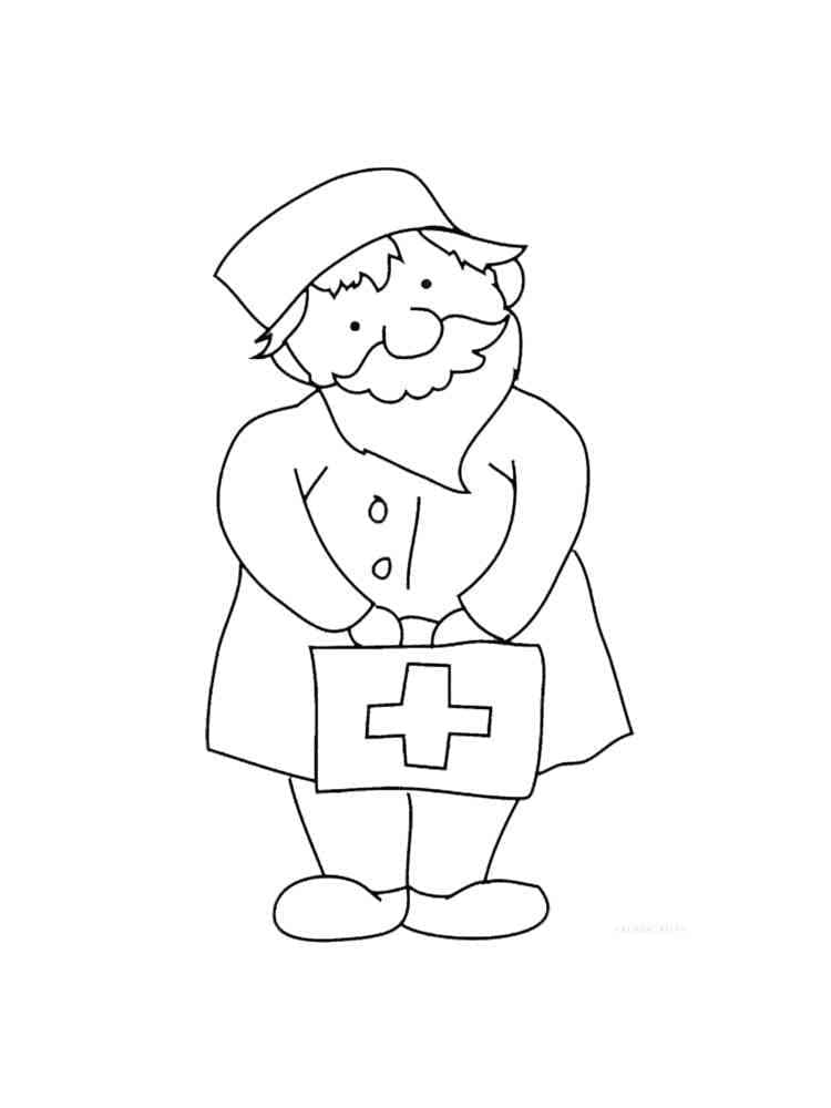 Doktor for 5 år gamle Barn fargelegging