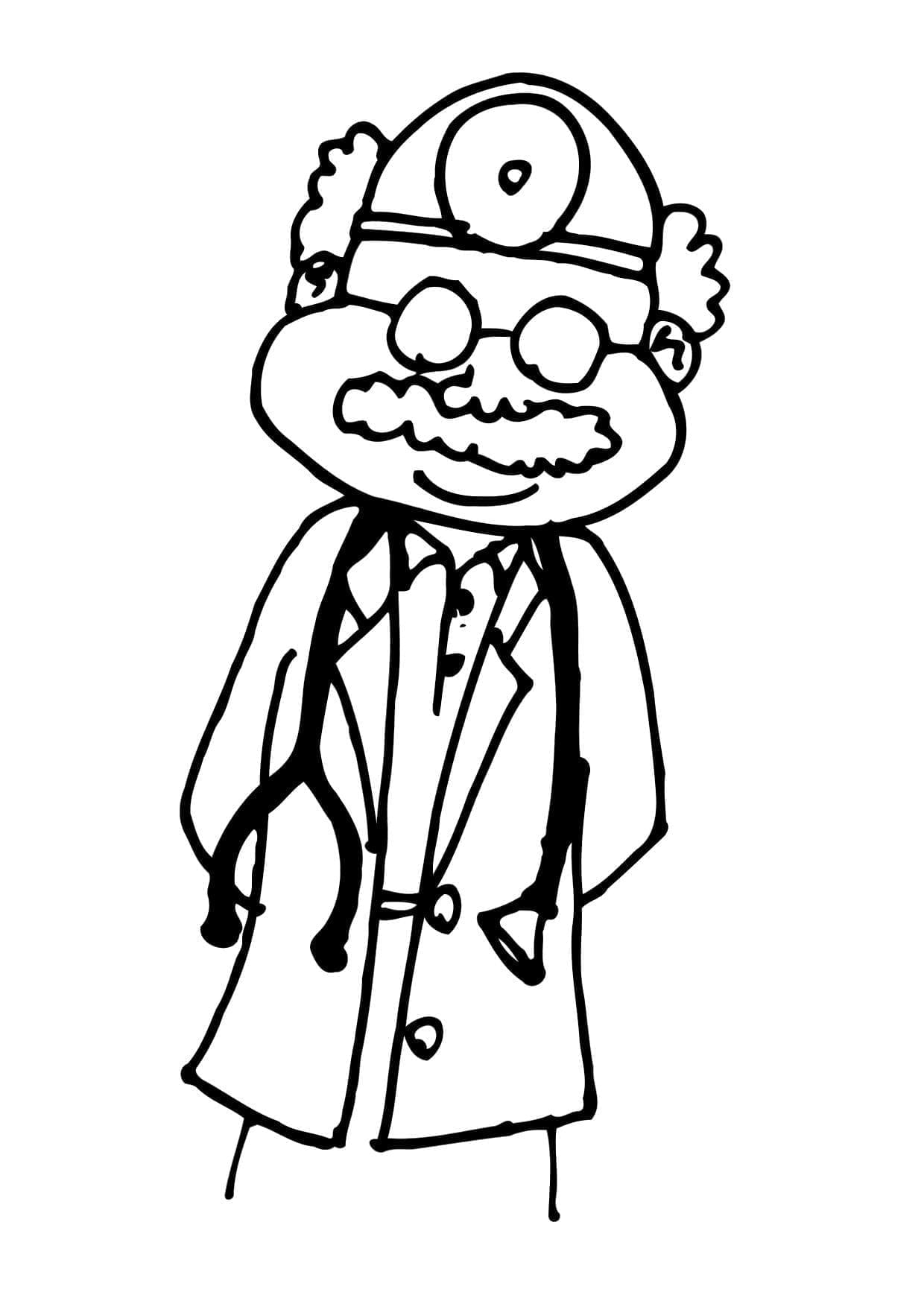 Doktor til Utskrift fargelegging