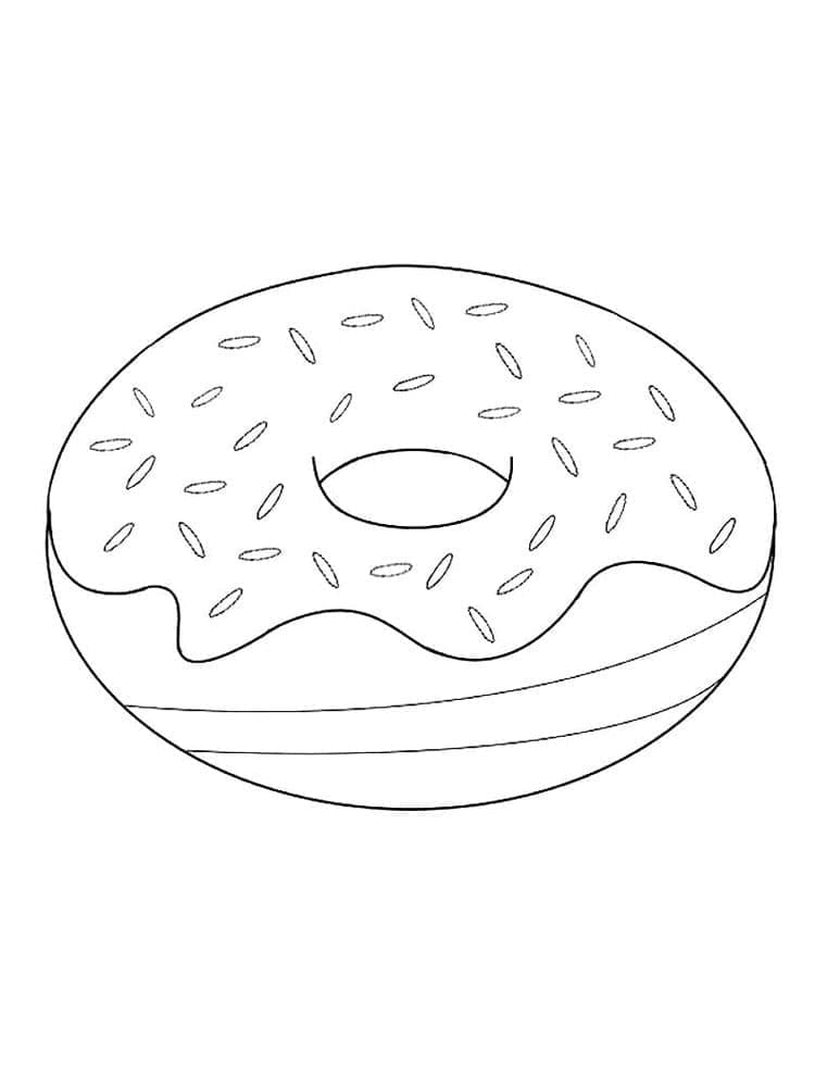 Donut utskrivbar uten kostnad fargelegging