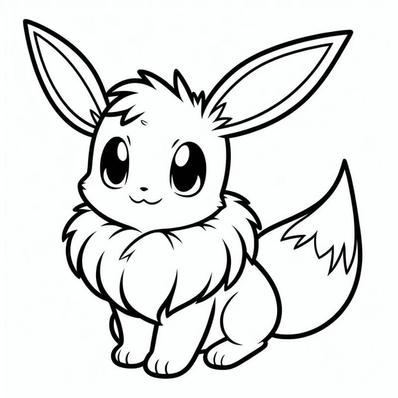Eevee (2) fargelegging