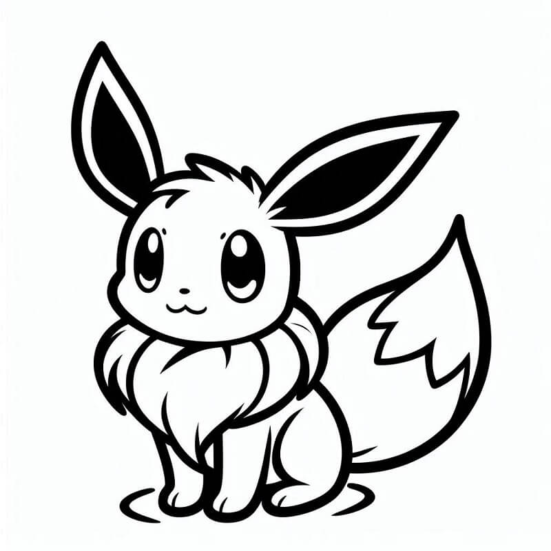 Eevee Bilde fargelegging