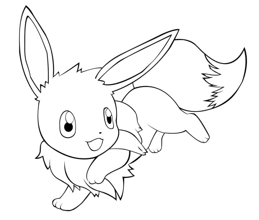 Eevee Utskrivbar fargelegging