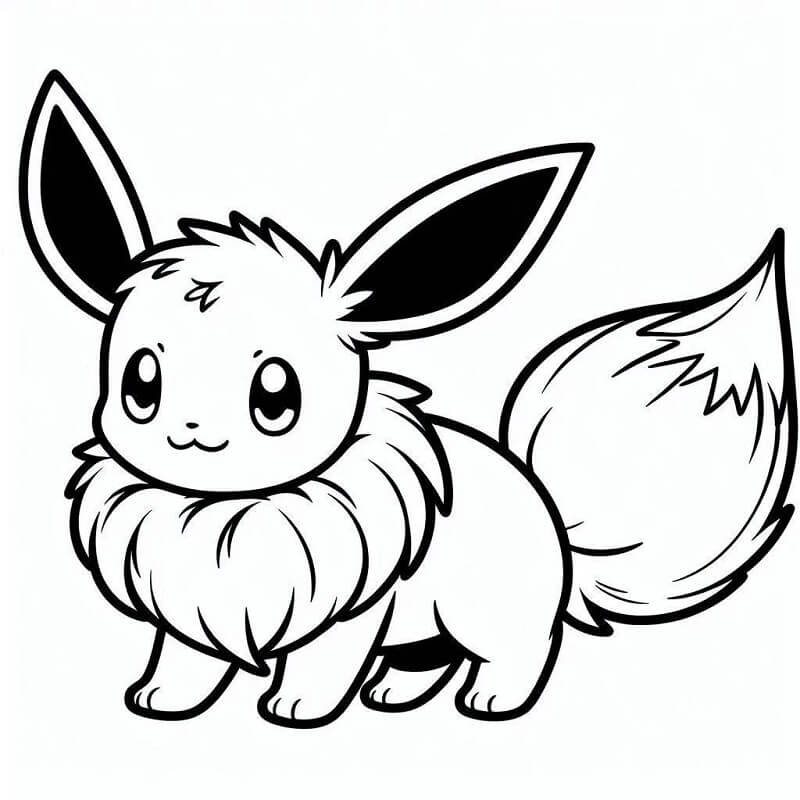 Eevee til Fargelegging fargelegging