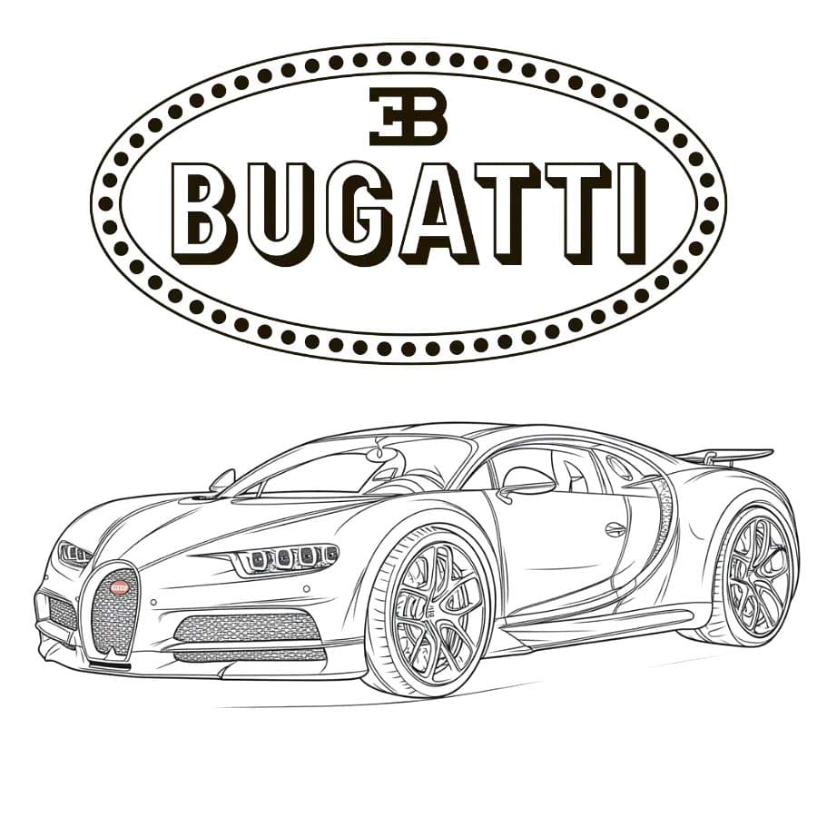 En Bugatti fargelegging