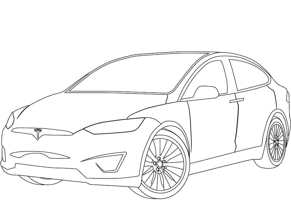 Enkel Tesla fargelegging