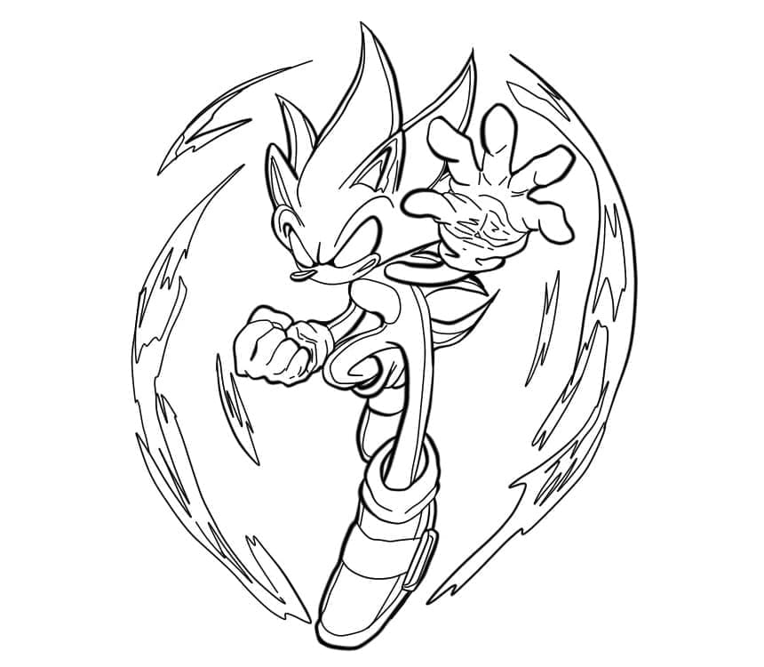 Fantastisk Dark Sonic fargelegging