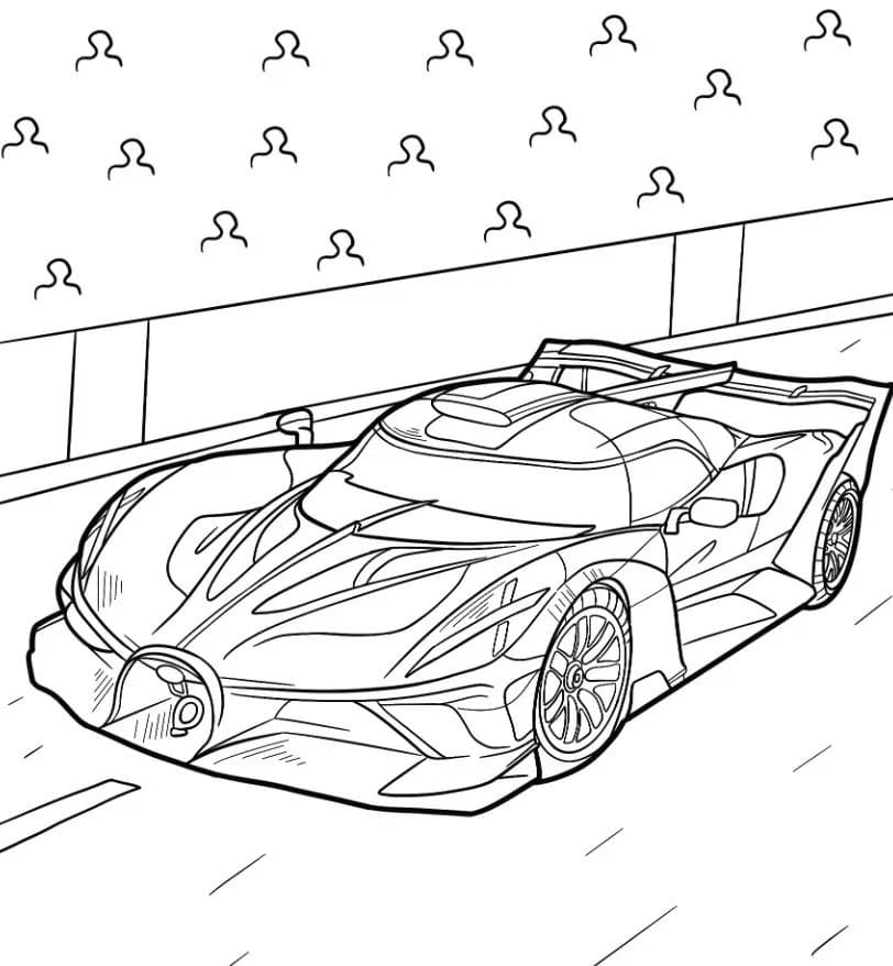 Fin Bugatti fargelegging