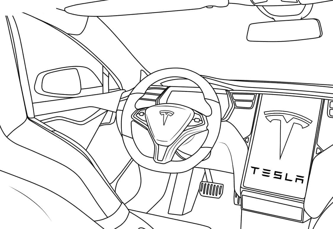 Fin Tesla fargelegging