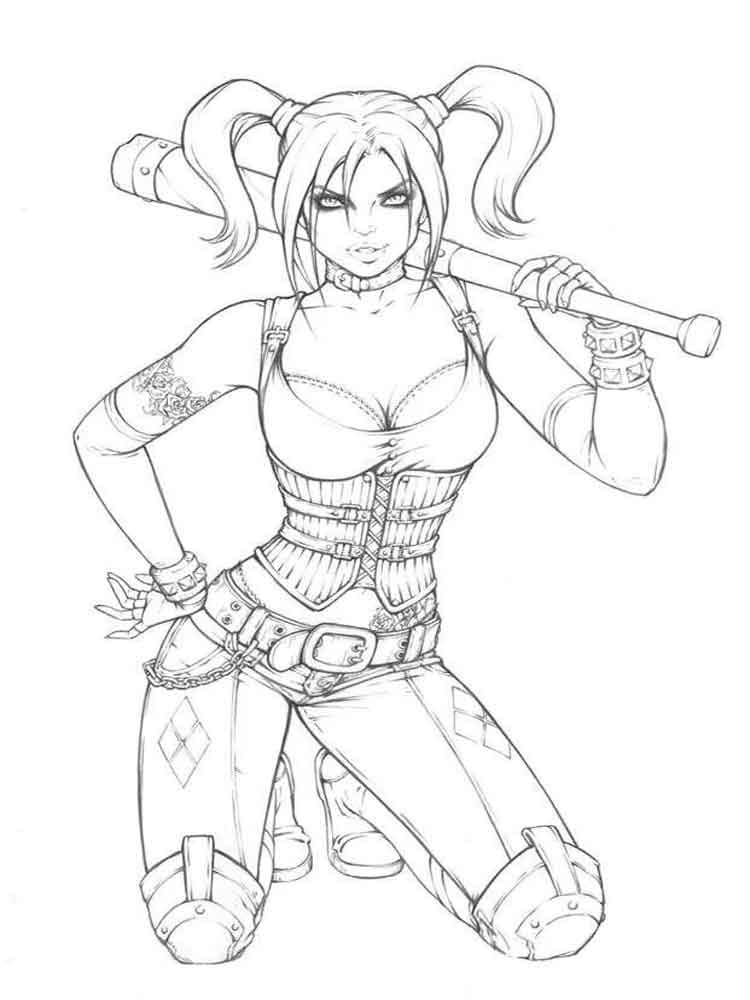 Gal Harley Quinn fargelegging