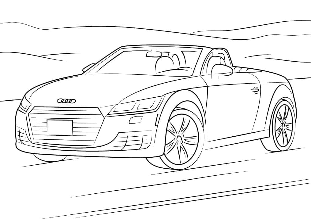 Gratis Audi for Barn fargelegging