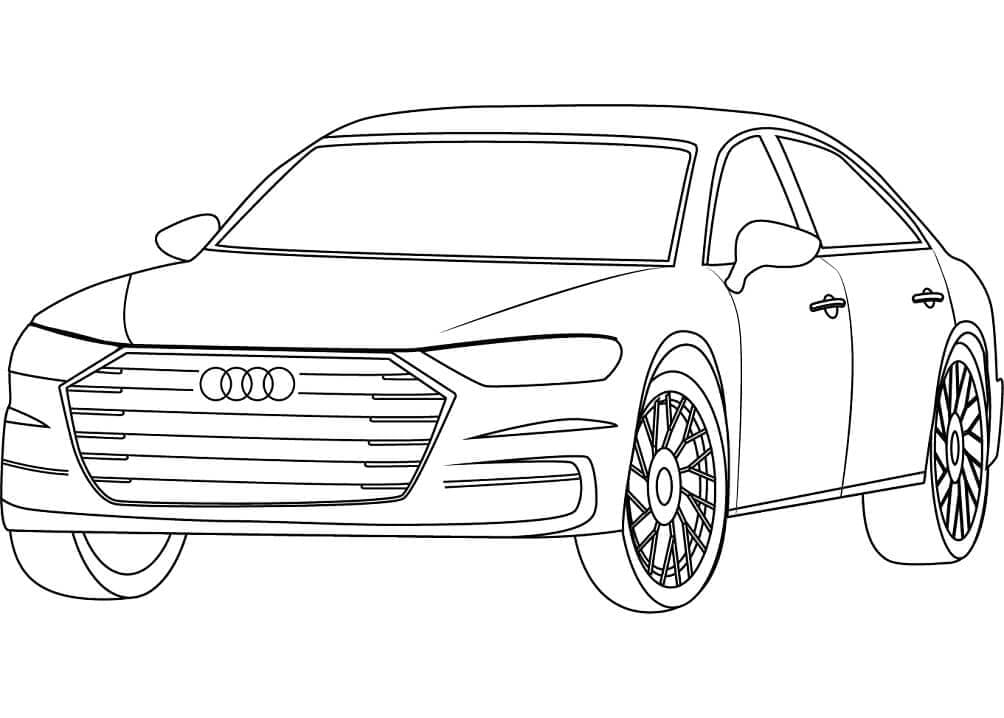 Gratis Audi til Utskrift fargelegging