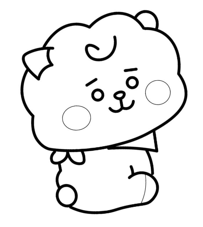 Gratis BT21 Utskrivbar fargelegging