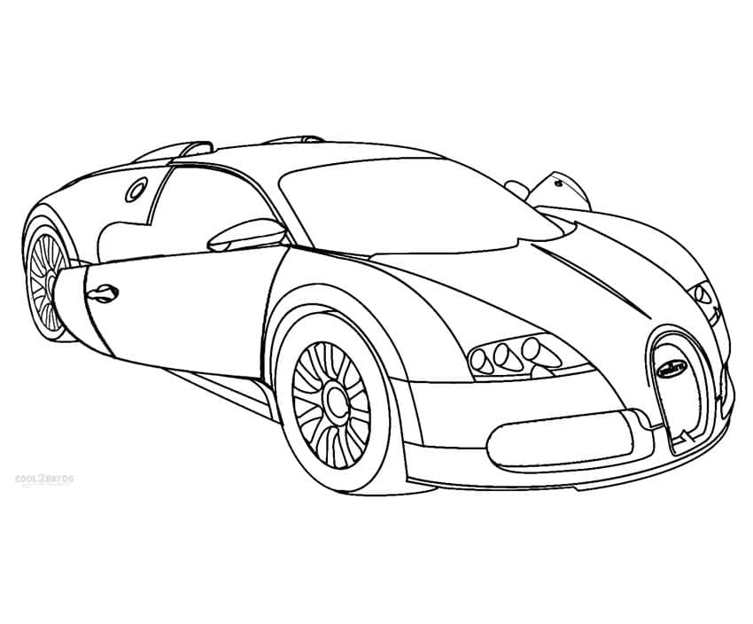 Gratis Bugatti for Barn fargelegging