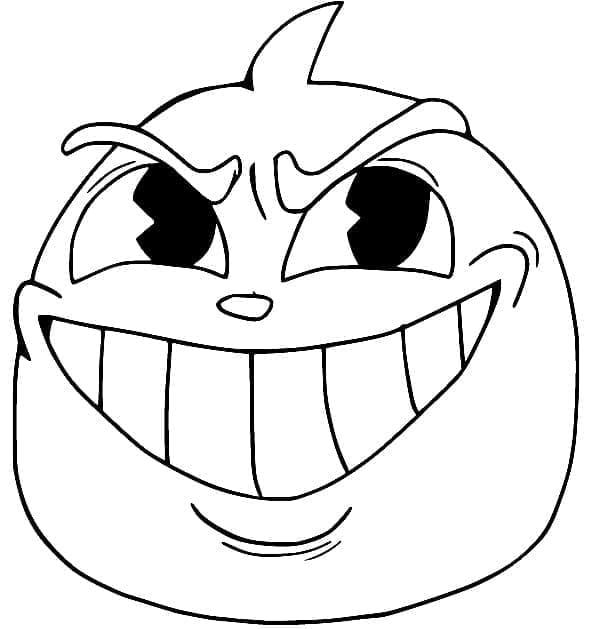 Gratis Cuphead Utskrivbar fargelegging
